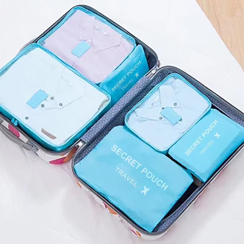 6 Pcs Travel Luggage Storage Bags, Versatile Lightweight Storage Pouch, Dustproof Duffle Bag