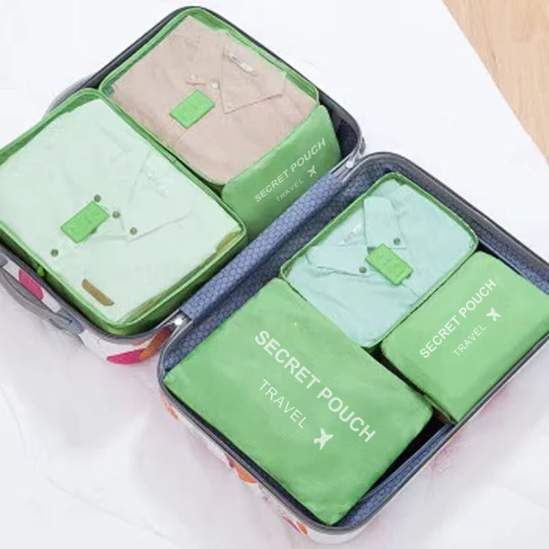 6 Pcs Travel Luggage Storage Bags, Versatile Lightweight Storage Pouch, Dustproof Duffle Bag