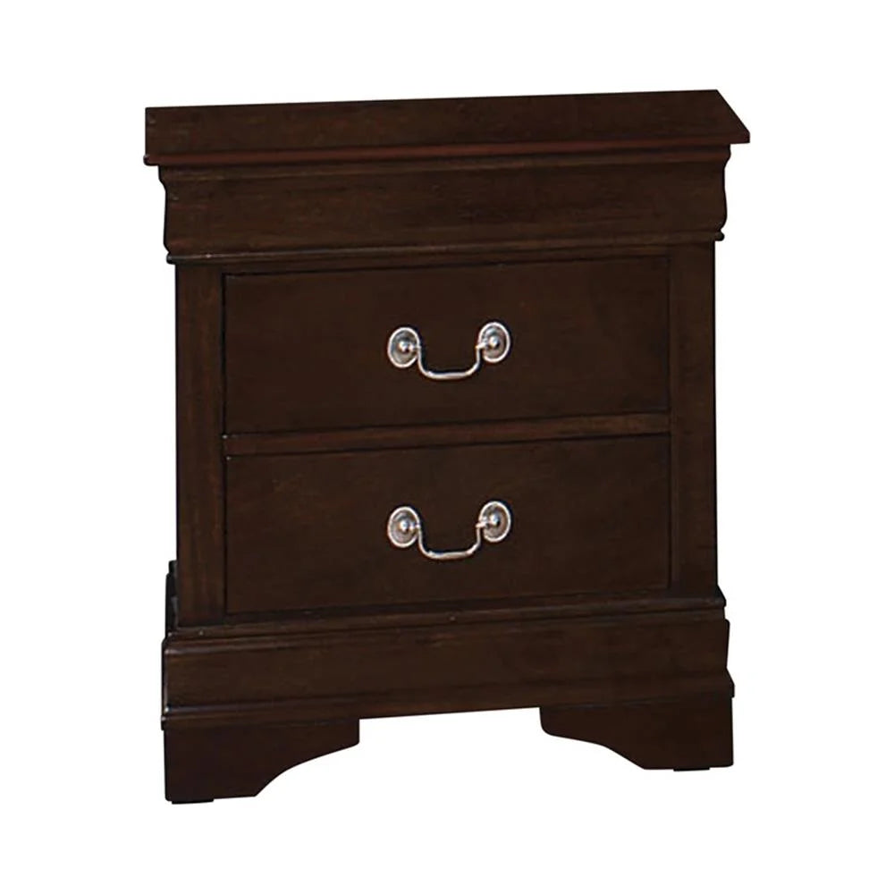 Louis Philippe Panel Bedroom Set with High Headboard